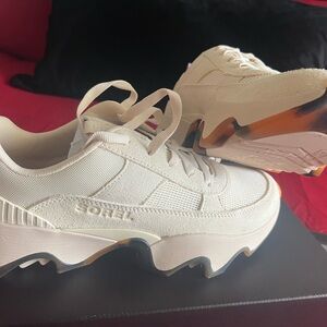 Sorel Cream Chunky-Soled Women’s Sneakers